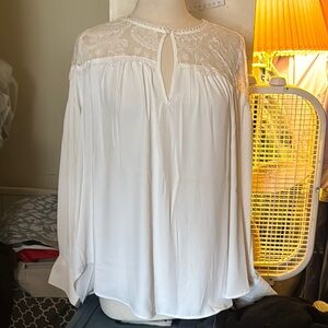 TORRID Elegant White Lace Women's Top